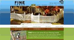 Desktop Screenshot of finefence.com